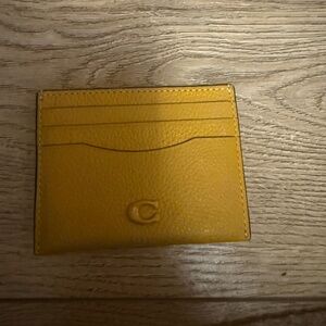 Coach Yellow Card Holder